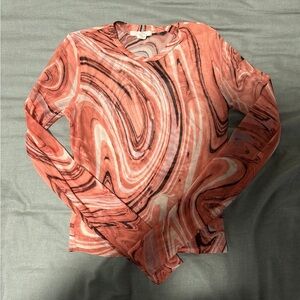 Women’s Mesh Long Sleeve Top